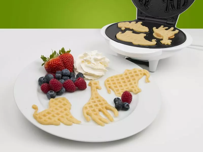 KitchPro® Vaffeljern Med Dyremotiv 3 KitchPro® Vaffeljern Med Dyremotiv