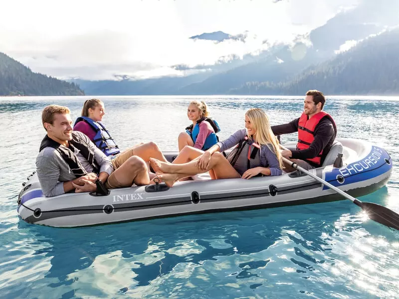 Intex Excursion 5 Oppustelig Båd 3 Intex Excursion 5 Oppustelig Båd