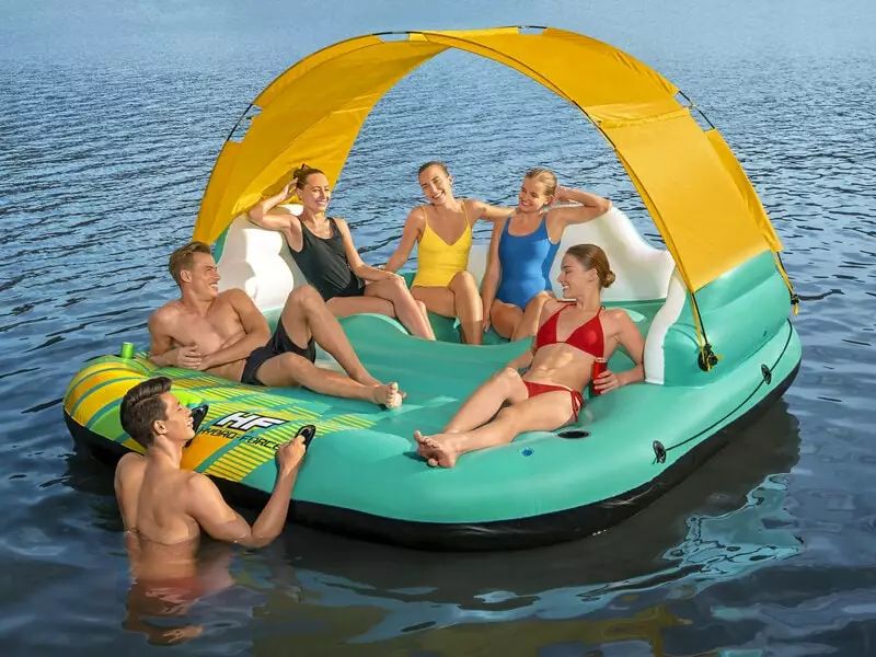 Bestway Sunny Lounge Oppustelig Badeplatform 3 Bestway Sunny Lounge Oppustelig Badeplatform