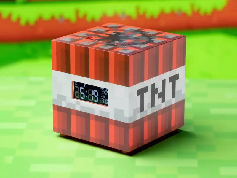 Minecraft TNT Digitalt Vækkeur 3 Minecraft TNT Digitalt Vækkeur