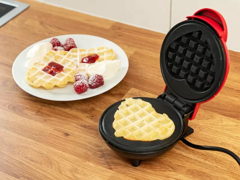 Minivaffeljern Til Hjerteformede Vafler 3 Minivaffeljern Til Hjerteformede Vafler