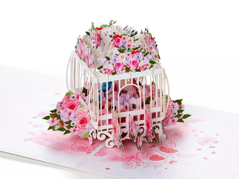 Pop Up-kort – Turtelduer 3 Pop Up-kort – Turtelduer