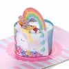 Pop Up-kort- Fødselsdagslagkage Med Enhjørning 2 Pop Up-kort- Fødselsdagslagkage Med Enhjørning -Leg & Spil Butik 18852 01