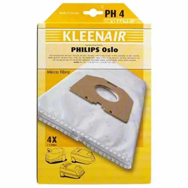 Kleenair PH4 Philips Oslo Støvsugerposer 3 Kleenair PH4 Philips Oslo Støvsugerposer