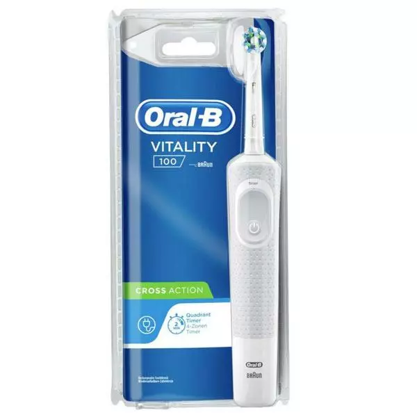 Oral B VITALITY 100 Cross Action Eltandbørste 3 Oral B VITALITY 100 Cross Action Eltandbørste